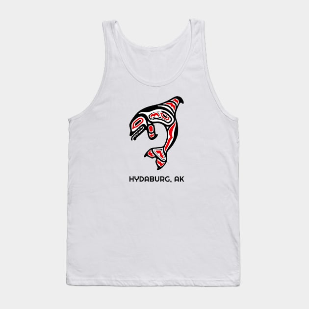 Hydaburg, Alaska Red Orca Killer Whales Native American Indian Tribal Gift Tank Top by twizzler3b